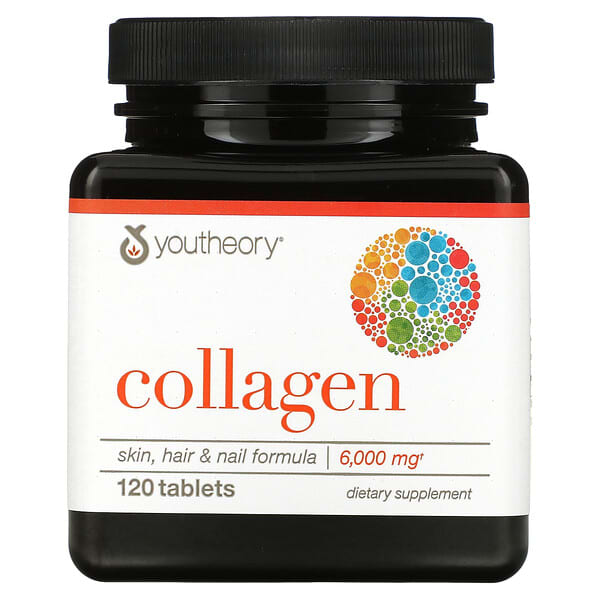 Youtheory, Collagen, 120 Tablets