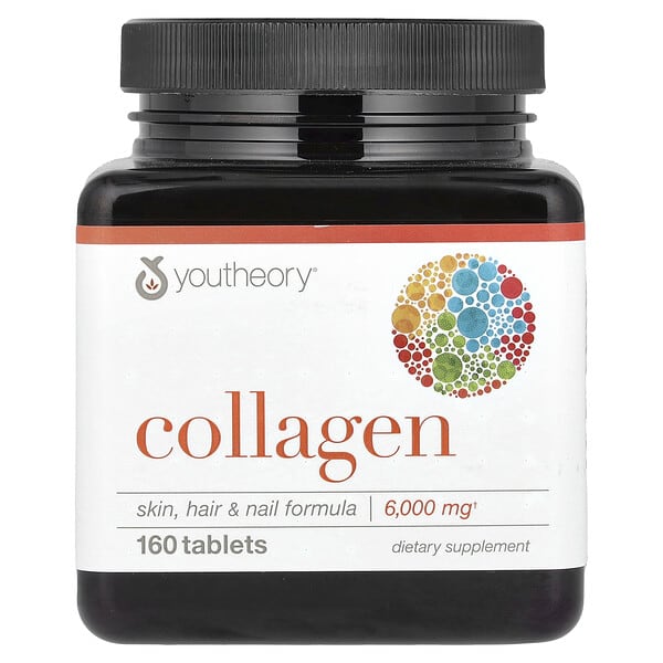 Youtheory, Collagen, 160 Tablets