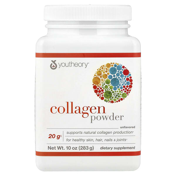 Youtheory, Collagen Powder, Unflavored, 10 oz (283 g)