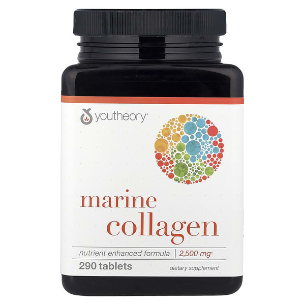 Youtheory, Marine Collagen, 290 Tablets