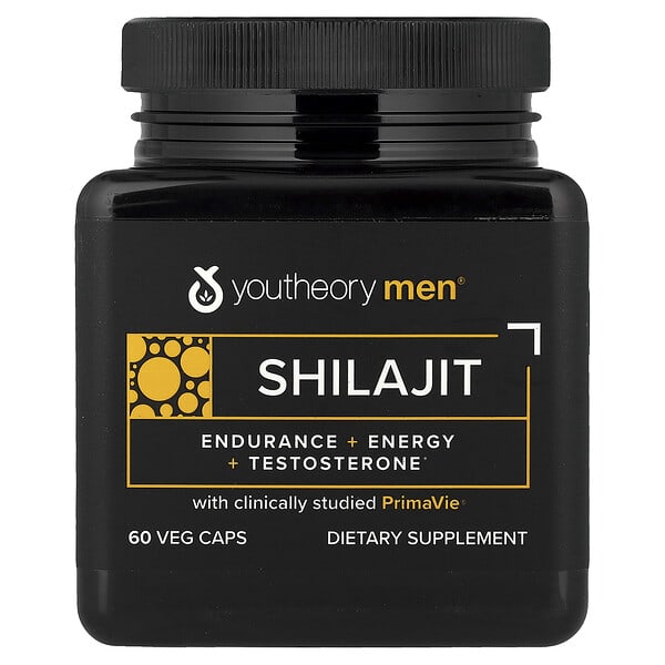 Youtheory, Men®, Shilajit, 60 Veg Caps (250 mg per Capsule)