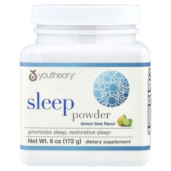 Youtheory, Sleep Powder, Lemon Lime, 6 oz (172 g)