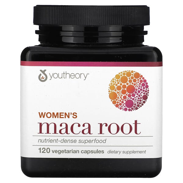 Youtheory, Women's Maca Root, 120 Vegetarian Capsules (500 mg per Capsule)