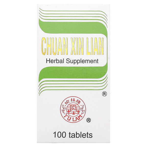 Yu Lam Brand, Chuan Xin Lian, 100 Tablets