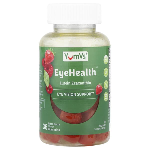YumVs, Eye Health™ Gummies, Mixed Berry, 36 Gummies 3 YumVs, Eye Health™ Gummies, Mixed Berry, 36 Gummies
