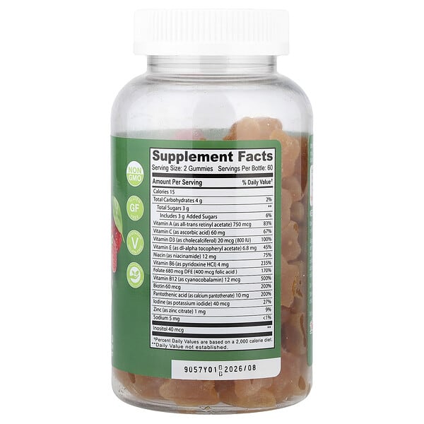 Alternative view of YumVs, Multi Vitamin Gummies, Berry, 120 Gummies