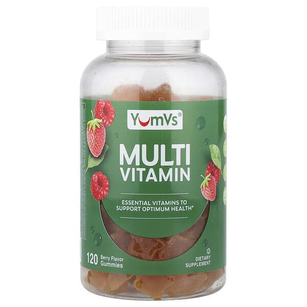 YumVs, Multi Vitamin Gummies, Berry, 120 Gummies 4 YumVs, Multi Vitamin Gummies, Berry, 120 Gummies