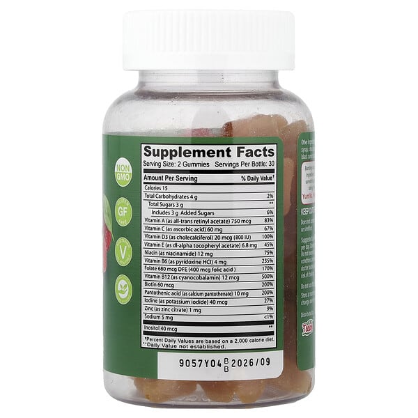 Alternative view of YumVs, Multi Vitamin Gummies, Berry, 60 Gummies