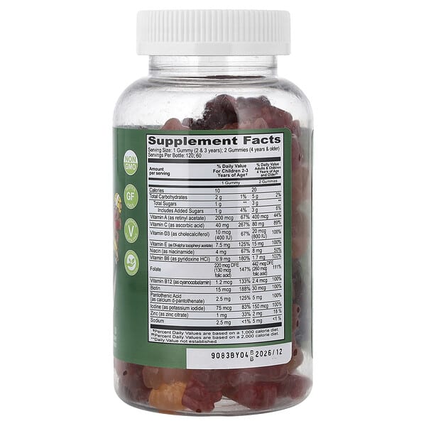 Alternative view of YumVs, Multi Vitamin with Minerals Gummies, Fruit, 120 Gummies