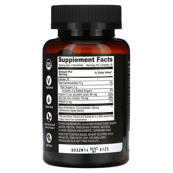 Alternative view of YumVs, Strong Earth Gummies, Immune Shield with Sambucus, Berry, 60 Gummies