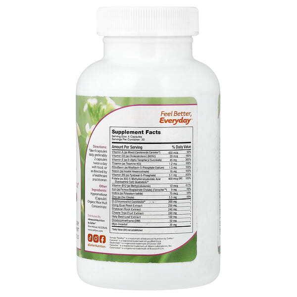 Alternative view of Zahler, Female Totality™, Hormonal System Support Formula, 120 Capsules
