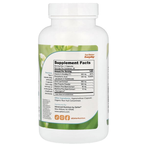 Alternative view of Zahler, Immune Defense™, Immune System Support Formula, 120 Capsules