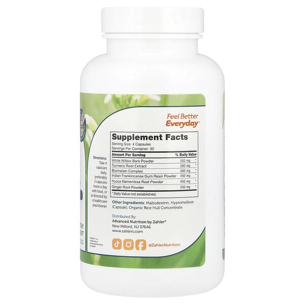 Alternative view of Zahler, InflaMix™,  Occasional Inflammation Support, 120 Capsules