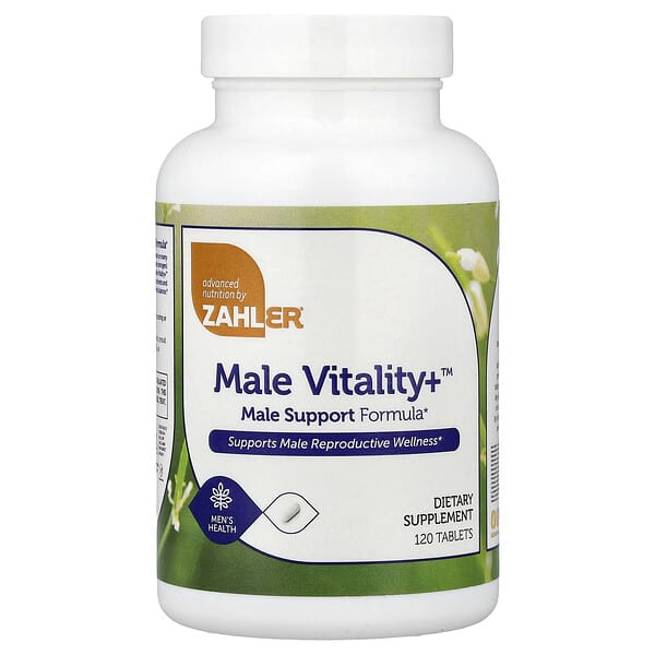 Zahler, Male Vitality+™, 120 Tablets