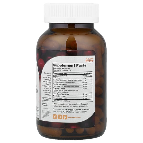 Alternative view of Zahler, Revolution™, Complete Urinary Tract Formula, 120 Capsules
