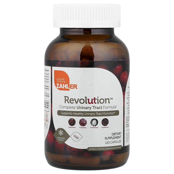 Zahler, Revolution™, Complete Urinary Tract Formula, 120 Capsules