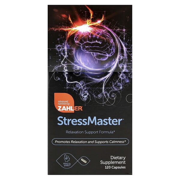Zahler, StressMaster™, Relaxation Support Formula, 120 Capsules