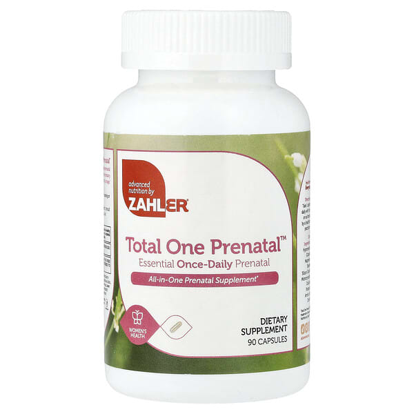Zahler, Total One Prenatal™, Essential Once-Daily Prenatal, 90 Capsules