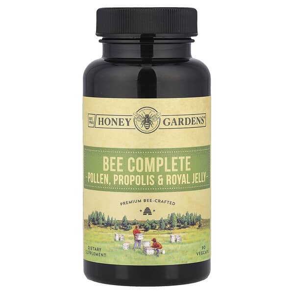 Zand, Bee Complete, Pollen, Propolis & Royal Jelly, 90 Vegcaps