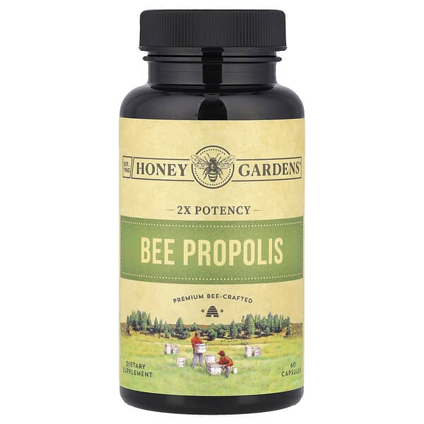 Zand, Bee Propolis, 2x Potency, 60 Capsules (400 mg per Capsule)