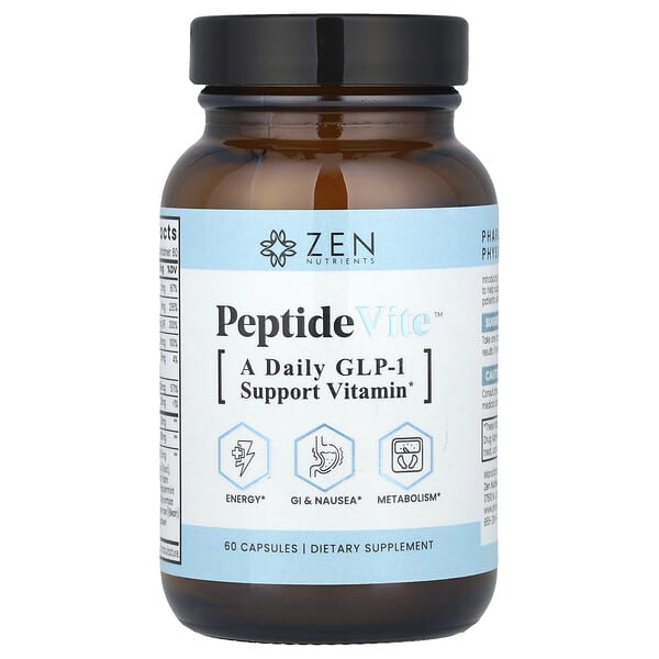 Zen Nutrients, PeptideVite™, 60 Capsules