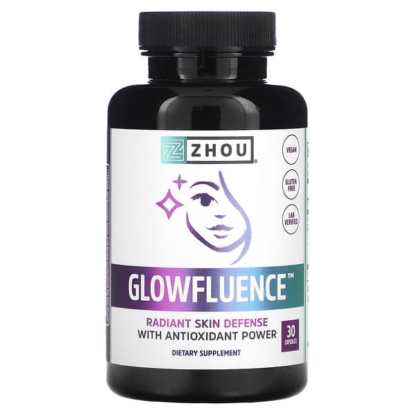 Zhou Nutrition, Glowfluence, 30 Capsules 3 Zhou Nutrition, Glowfluence, 30 Capsules