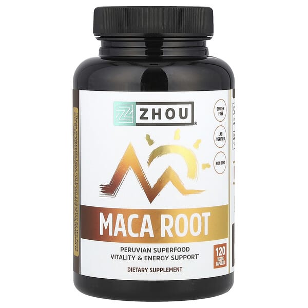 Zhou Nutrition, Maca Root, 120 Veggie Capsules (500 mg per Capsule)