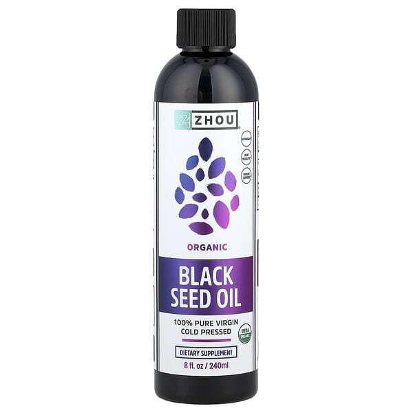 Zhou Nutrition, Organic Black Seed Oil, 8 fl oz (240 ml)