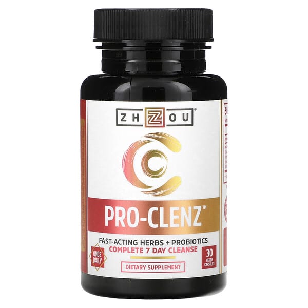 Zhou Nutrition, Pro-Clenz, Complete 7 Day Cleanse, 30 Veggie Capsules 2 Zhou Nutrition, Pro-Clenz, Complete 7 Day Cleanse, 30 Veggie Capsules